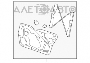 Geam electric cu motor fata stanga VW Tiguan 09-17