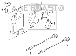 Sonda lambda pentru VW Tiguan 09-17.