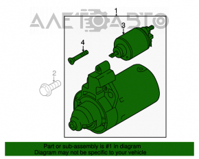 Стартер VW Tiguan 09-17