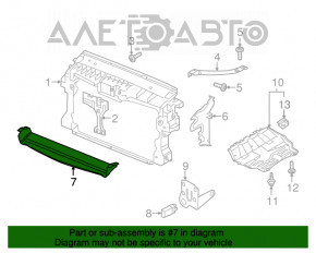 Grila radiatorului inferioara VW Tiguan 12-17, noua, originala OEM