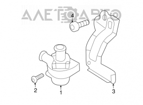 Pompa auxiliară de răcire Audi Q3 8U 15-18 CCTA AWD nouă, neoriginală FRECCIA