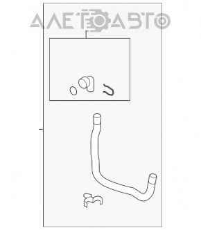 Conducta de racire inferioara VW Tiguan 09-17 cu eliberare rapida noua originala OEM