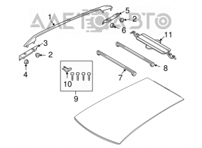 Barele longitudinale VW Tiguan 09-17