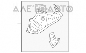 Panoul frontal stânga VW Tiguan 09-17