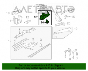 Panoul frontal stânga VW Tiguan 09-17