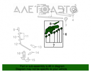 Matura trapezoidală cu motor spate VW Tiguan 09-17