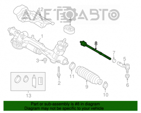 Bară de direcție stânga VW Tiguan 09-17