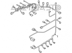 Проводка моторная VW Tiguan 09-17