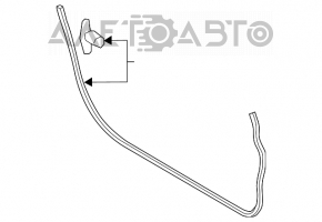 Garnitura ușii din față dreapta Ford Mustang mk6 15-