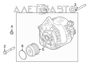 Генератор Ford Mustang mk6 15- 3.7