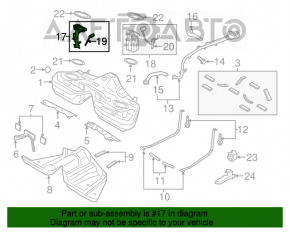 Senzorul de nivel al combustibilului Ford Mustang mk6 15-