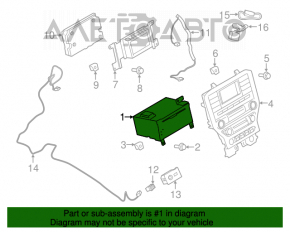 Radio cu casetofon Ford Mustang mk6 15- fără afișaj