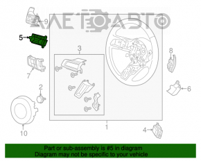 Кнопки управления на руле верхние левые Ford Mustang mk6 15-