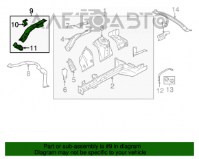 Bara de televizor, genele dreapta Ford Mustang mk6 15-