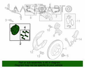 Rulment roata spate dreapta Ford Mustang mk6 15-