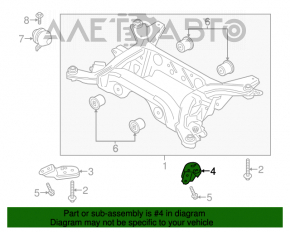 Capacul de protecție a suspensiei spate, stânga față, Ford Mustang mk6 15-