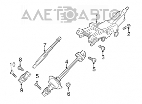 Bară de direcție pentru Ford Mustang mk6 15-