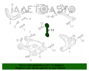 Maneta verticală spate stânga Ford Mustang mk6 15-