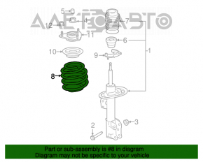 Arcul frontal stânga Ford Mustang mk6 15-