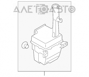 Бачок омывателя Kia Optima 11-15 без крышки и датчика