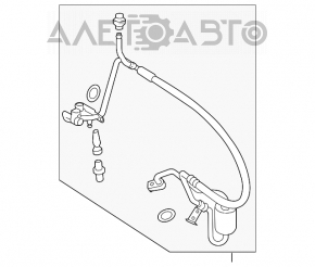 Bobina de aer condiționat condensator-compresor Lincoln MKZ 13-16 2.0T