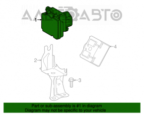 ABS Toyota Avalon 13-18 3.5