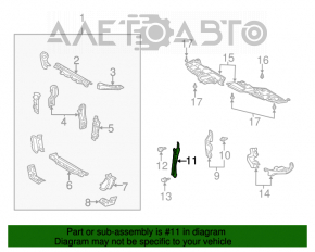 Bara de blocare a capotei Toyota Camry v30 2.4