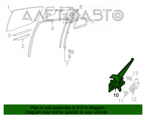 Geam electric cu motor spate stânga Toyota Prius 50 16-