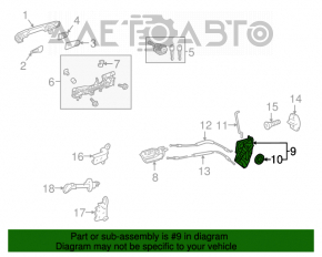 Blocare ușă față stânga Toyota Prius 50 16-