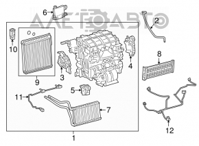 Печка в сборе Toyota Prius 50 16-