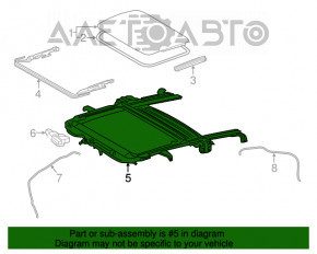 Geam asamblat Toyota Prius 50 16 - perdea gri.