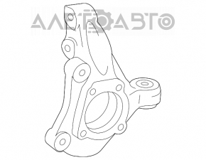 Capacul frontal dreapta Toyota Prius 50 16-