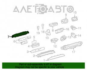 Tabloul de bord Toyota Prius 50 16-