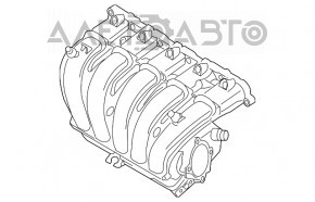 Коллектор впускной VW Passat b7 12-15 USA 2.5 новый неоригинал