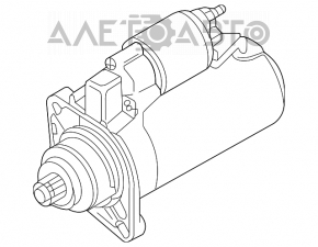 Pornire VW Atlas 18- 2.0T, 1.1 Kw, Bosch, fără start-stop