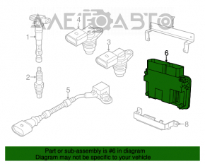 Блок ECU компьютер двигателя VW Beetle 12-19 2.5