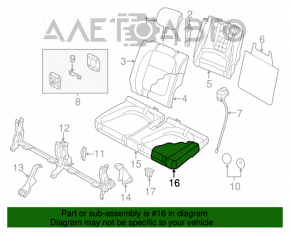 Задний ряд сидений 2 ряд VW Beetle 12-19