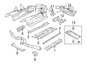 Protecție podea stânga VW Beetle 12-19