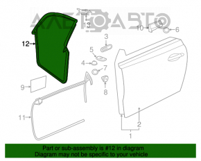 Уплотнитель дверного проема передний левый VW Beetle 12-19