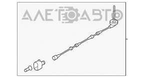 Cablu senzor ABS spate stanga VW Beetle 12-19 nou original OEM