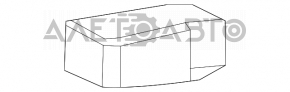 Modulul computerizat al airbag-urilor SRS pentru pernele de siguranță VW Beetle 12-19