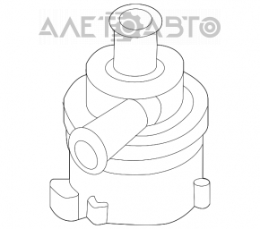 Насос системы охлаждения VW Jetta 11-16 USA 1.4T, 2.0 TDI, hybrid