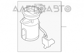 Топливный насос бензонасос VW Beetle 12-19 2.5