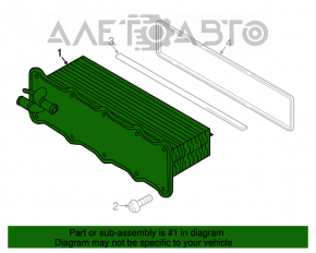 Schimbătorul de căldură intercooler pentru VW Jetta 19- 1.4T, nou, original OEM.