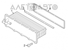 Schimbătorul de căldură intercooler pentru VW Jetta 19- 1.4T, nou, original OEM.