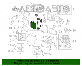 Evaporator VW CC 08-17 nou OEM original