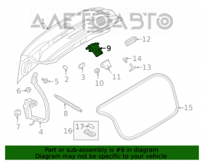 Замок крышки багажника VW Jetta 11-18 USA