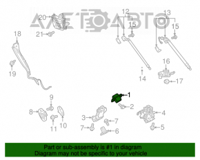 Butonul de deschidere a portbagajului Mazda CX-9 16-