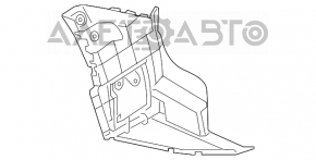 Captuseala aripa spate dreapta Mazda CX-9 16- spate nou original OEM