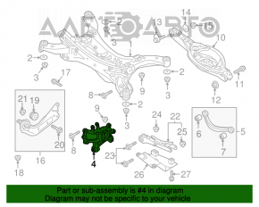 Capac spate stânga Mazda CX-9 16- FWD